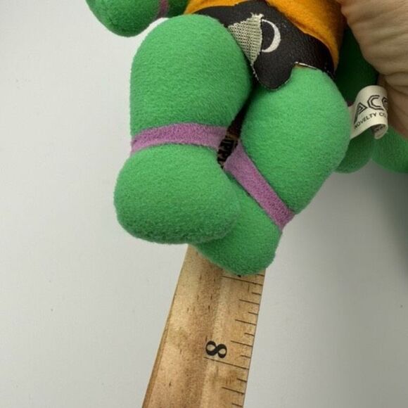 Vintage 1989 TMNT Leonardo Donatello  Plush 8" ACE Novelty Mirage Studios Ninja - Picture 4 of 7